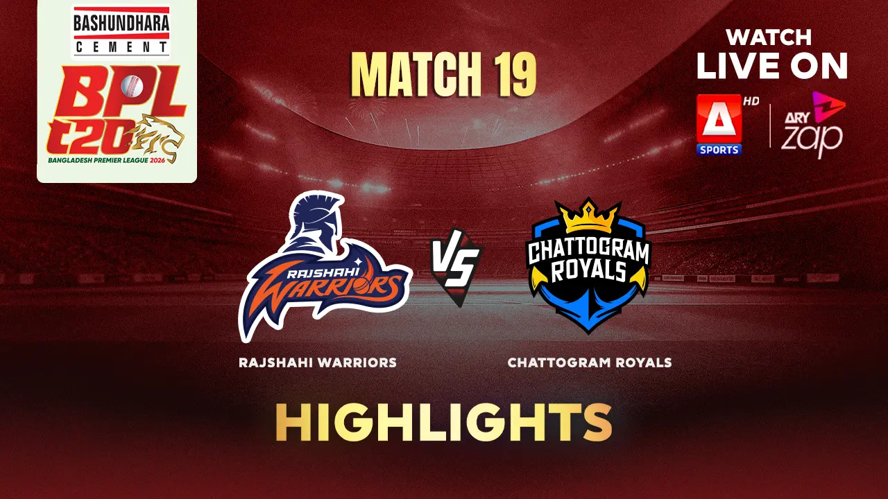 Rajshahi Warriors Vs Chattogram Royals