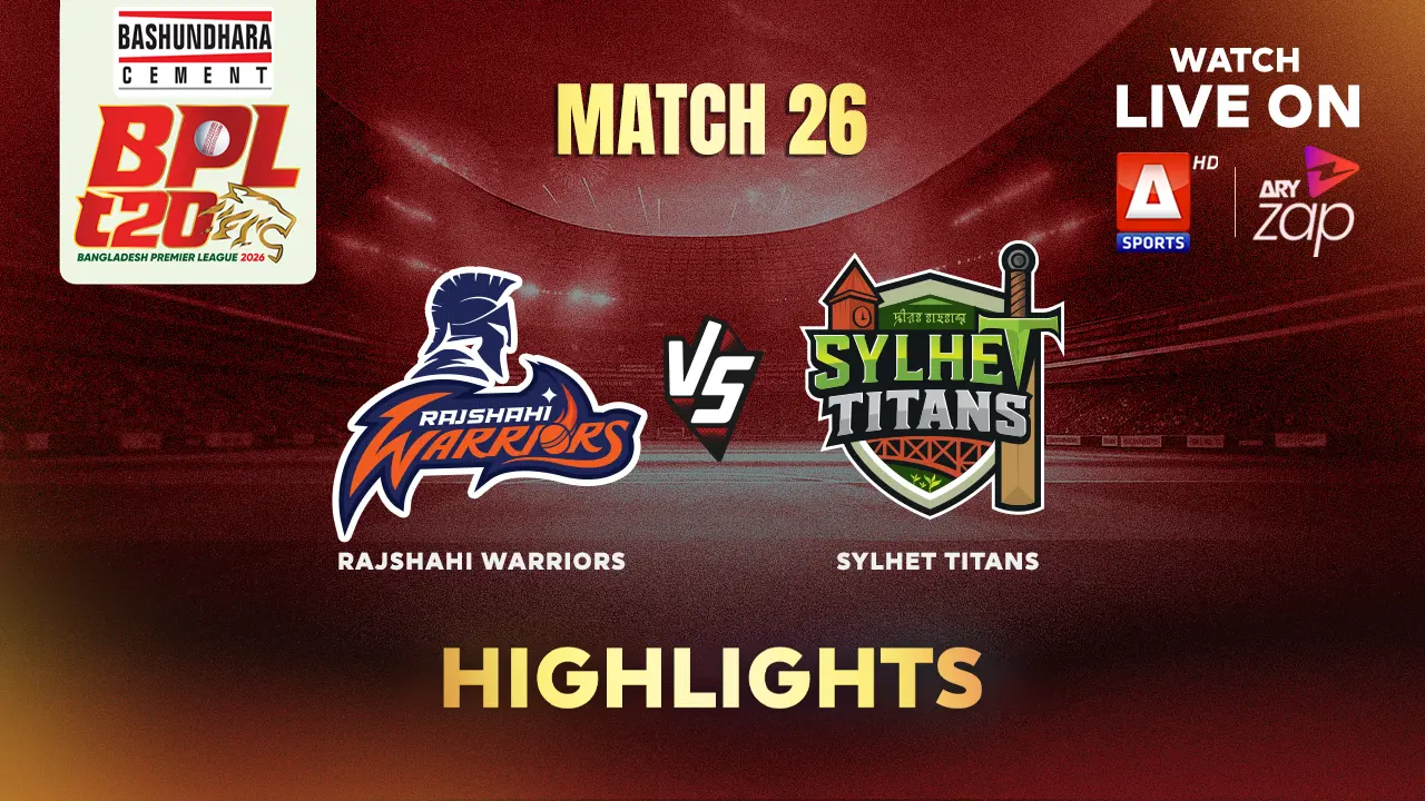 Rajshahi Warriors VS Sylhet Titans