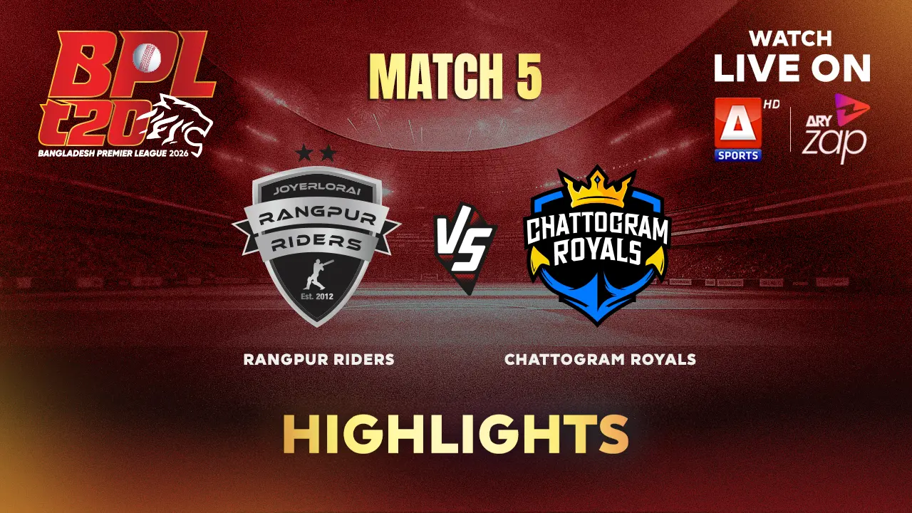 Rangpur Riders VS Chattogram Royals