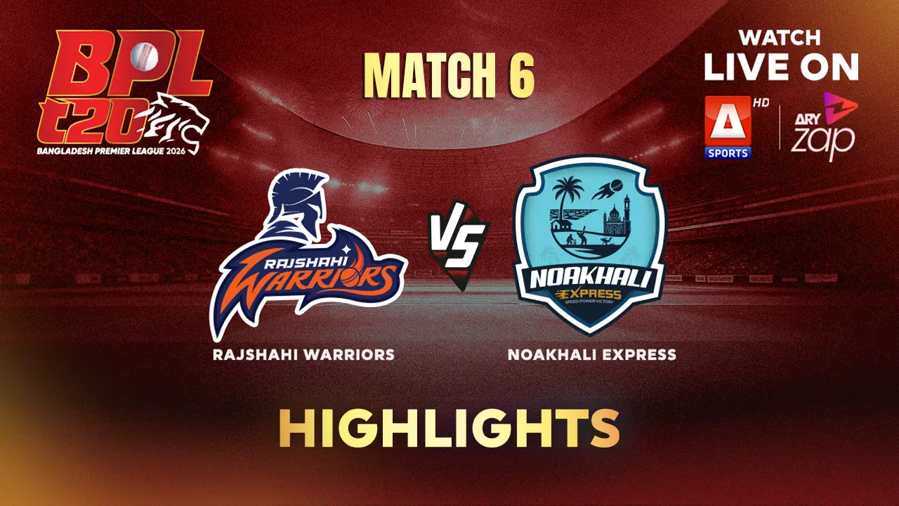 Noakhali Express VS Rajshahi Warriors