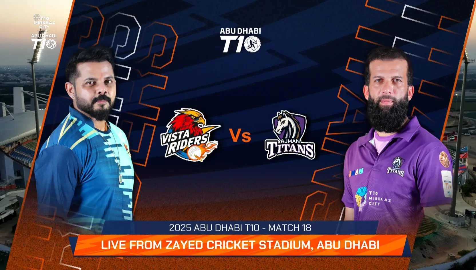 Ajman Titans Vs Vista Riders