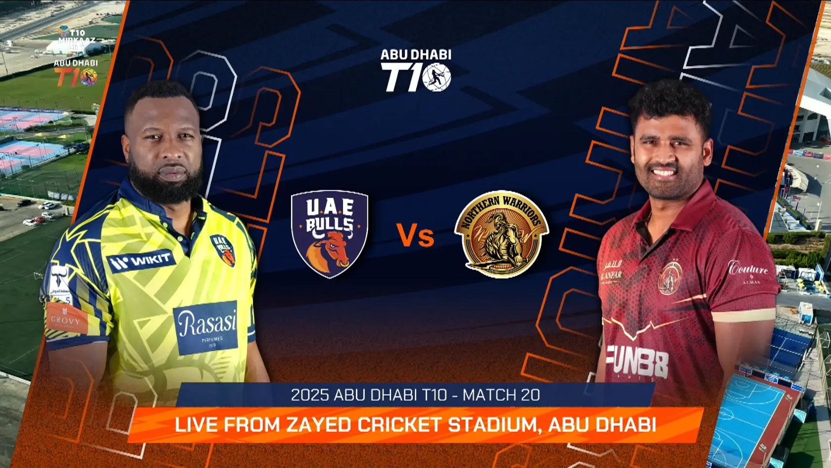 Northern Warriors Vs UAE Bulls