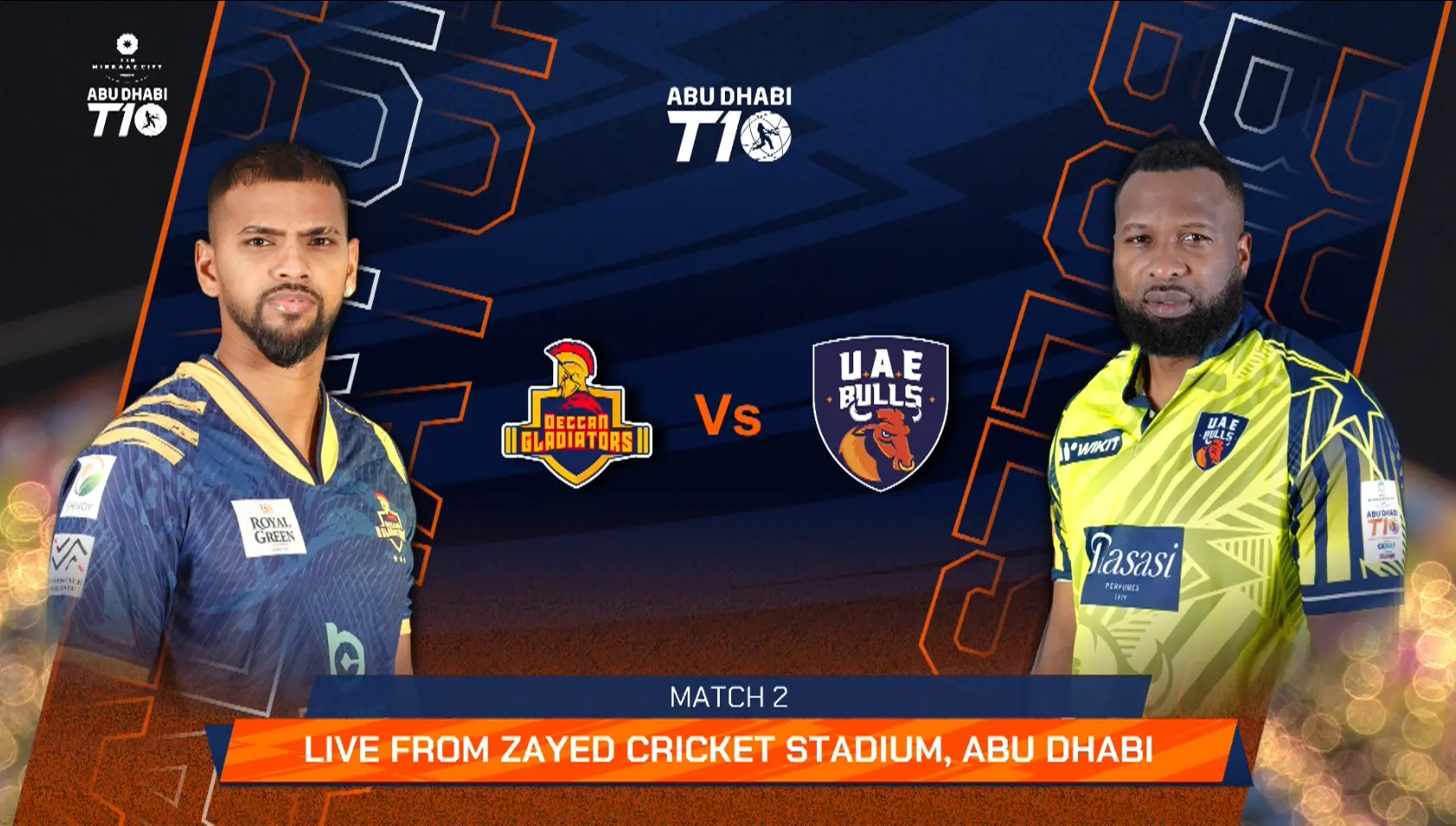 Deccan Gladiators Vs UAE Bulls