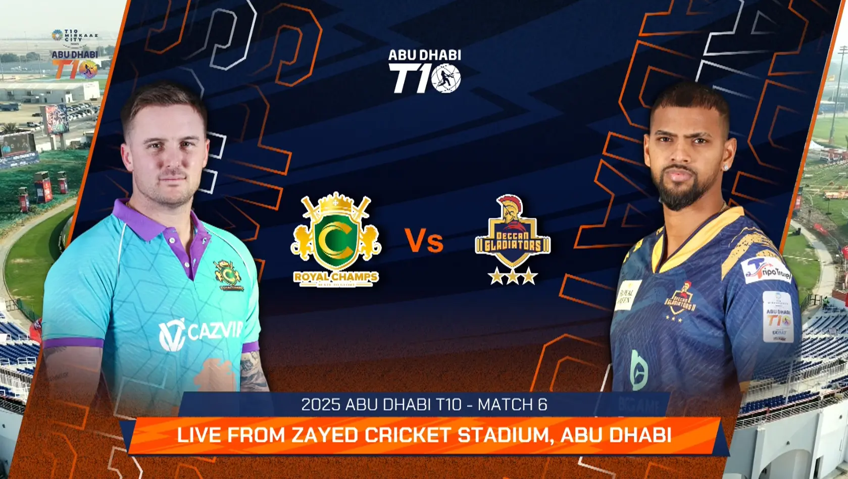 Deccan Gladiators Vs Royal Champs