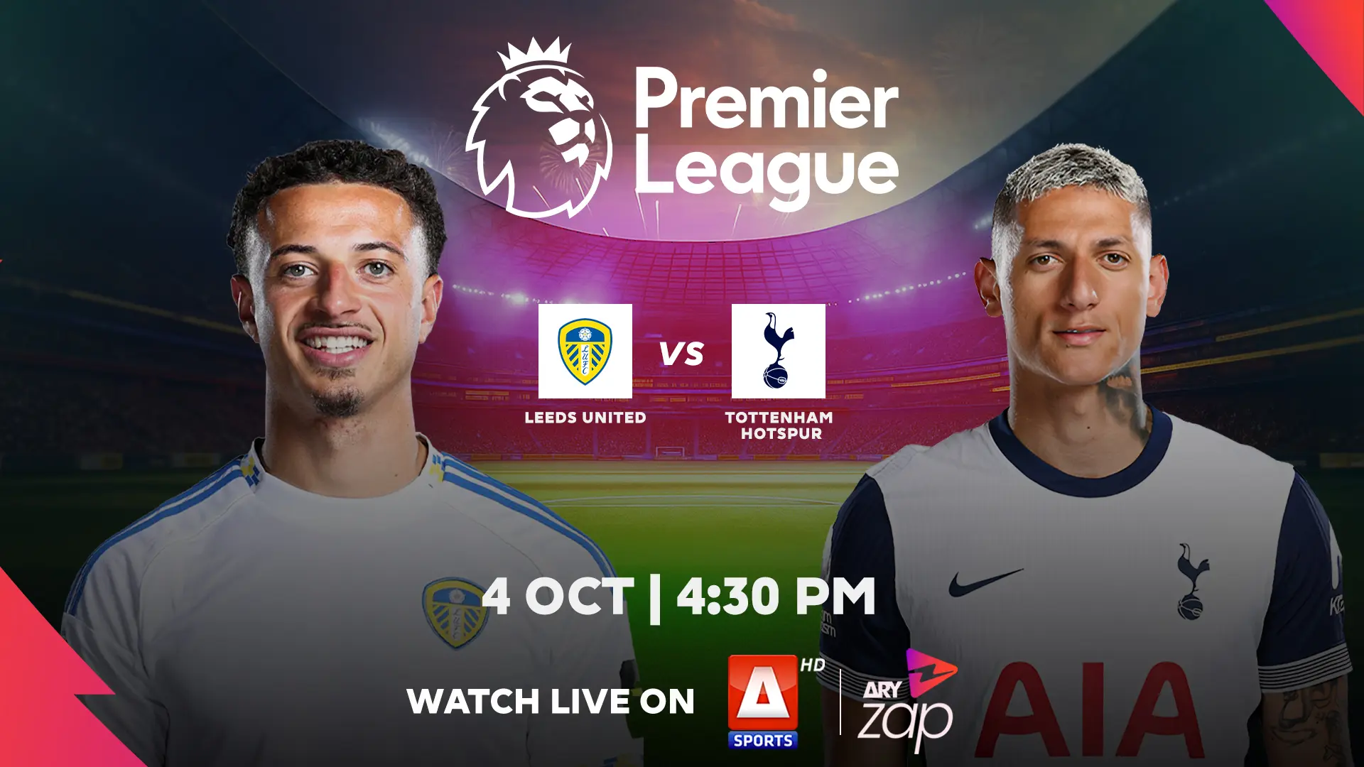 Leeds United vs Tottenham Hotspur - Official Trailer