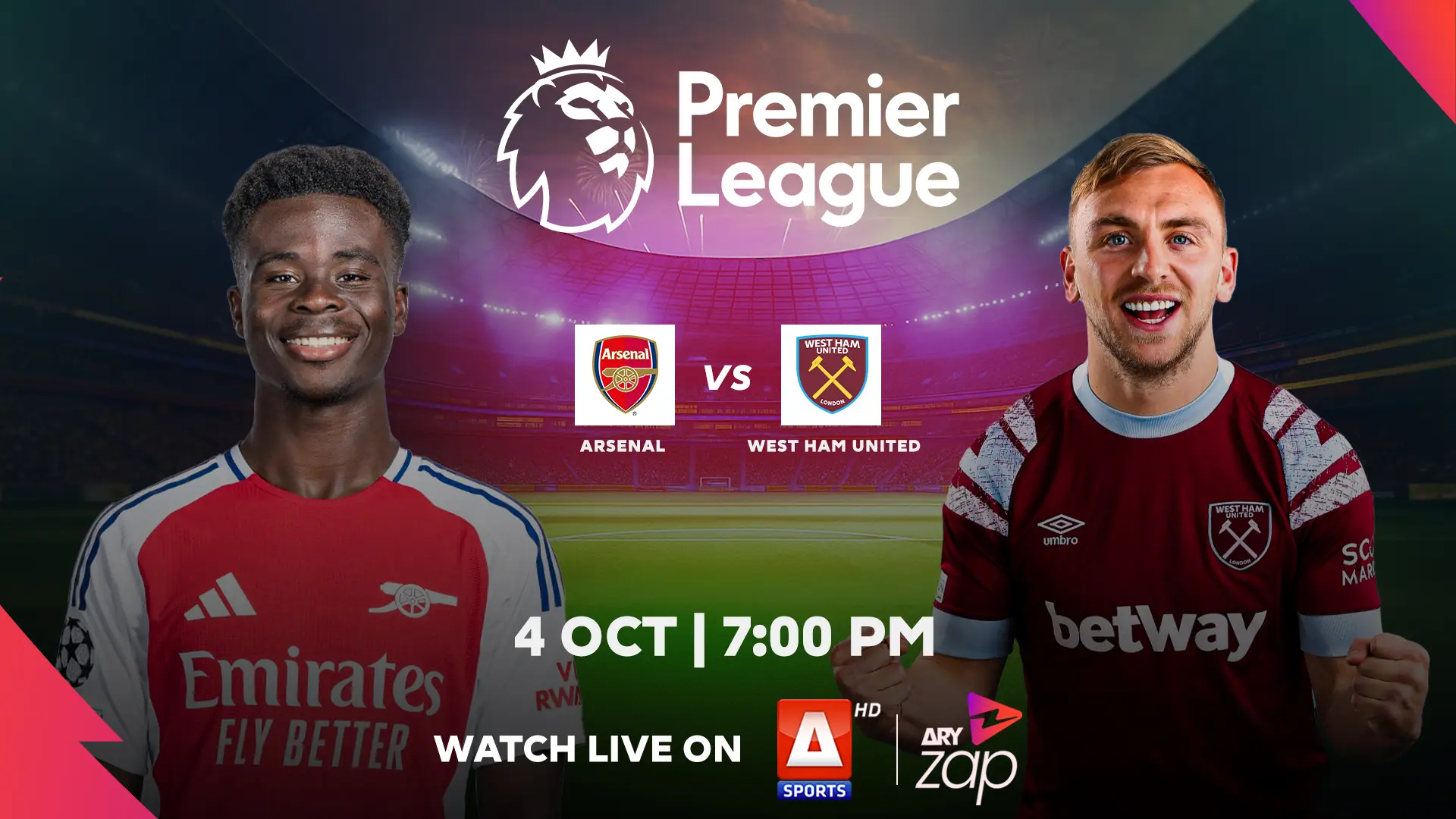 Arsenal vs West Ham United - Official Trailer