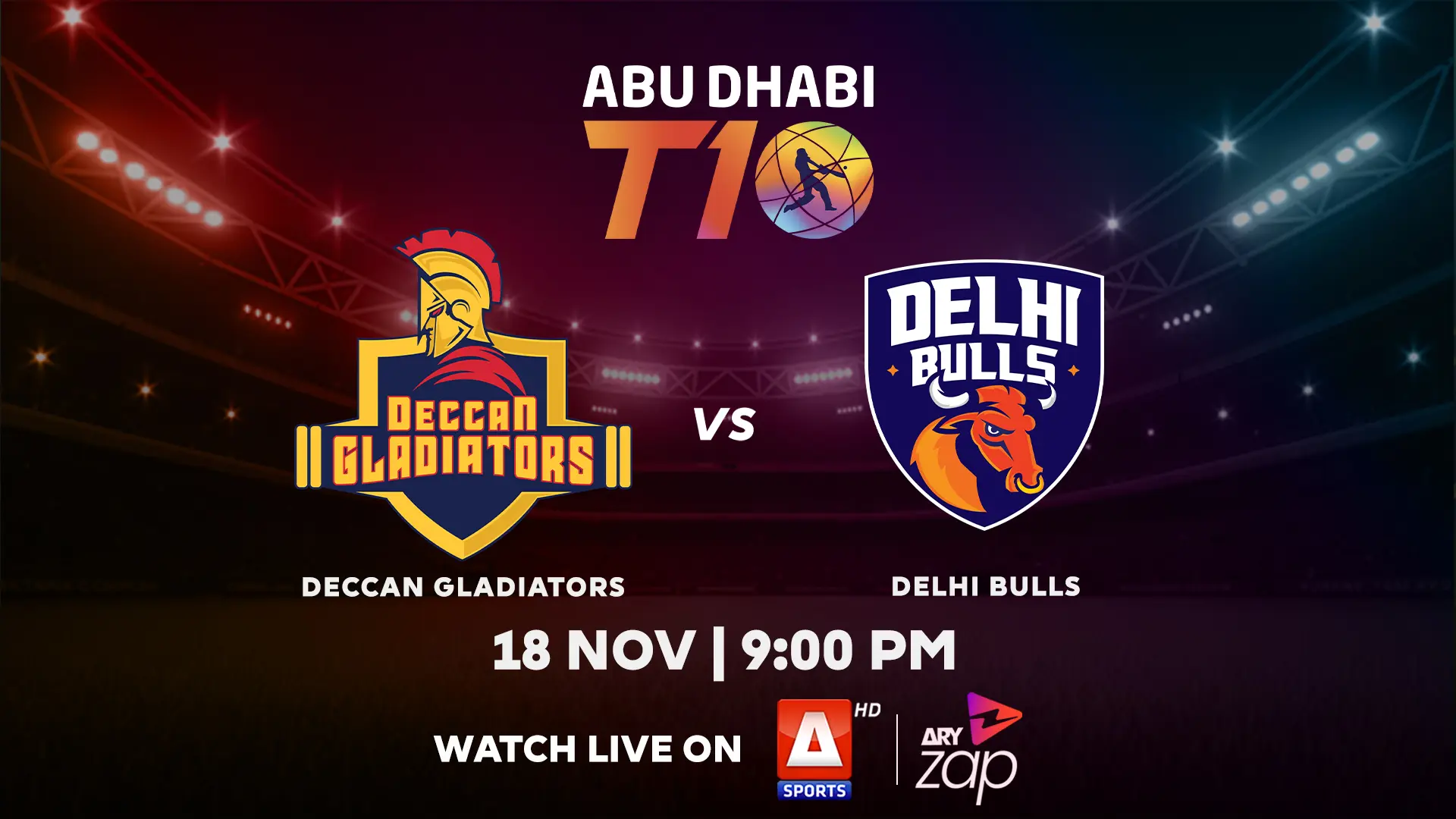 DECCAN GLADIATORS vs DELHI BULLS - 2025 ABU DHABI T10 TOURNAMENT - Official Trailer