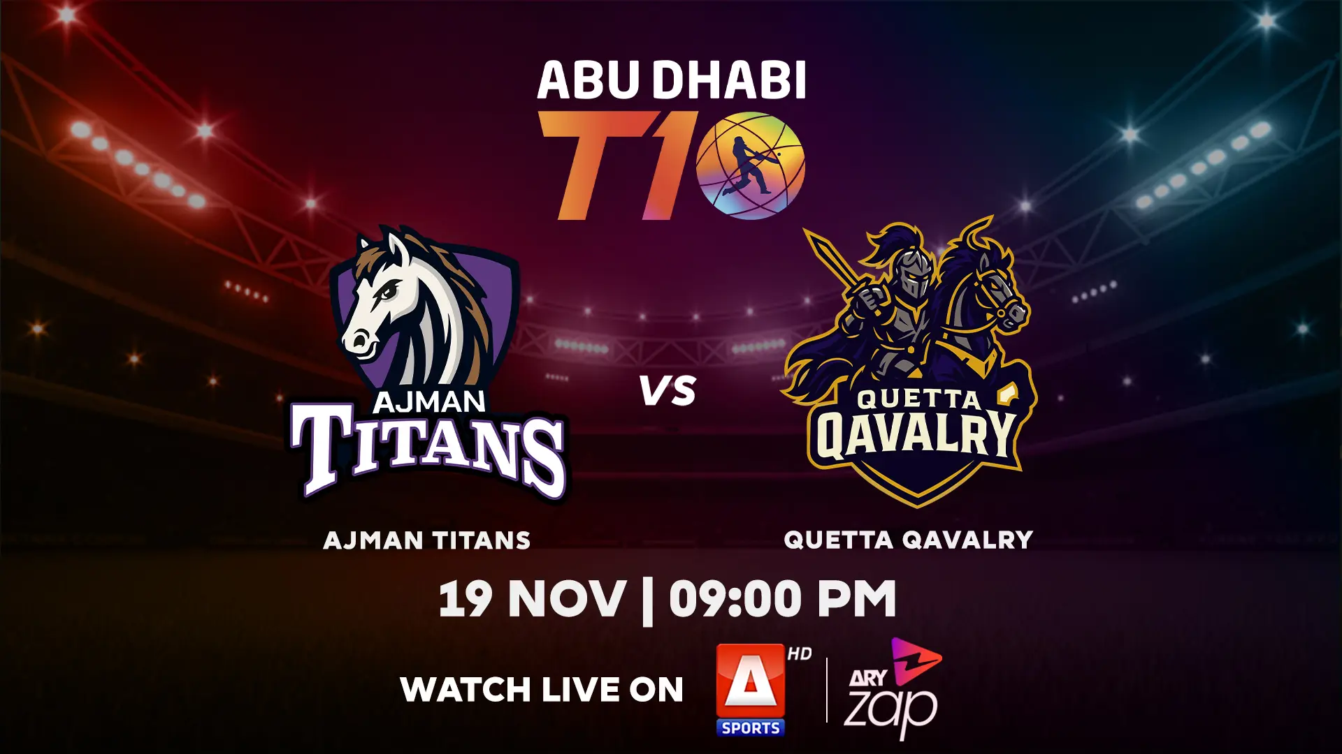 AJMAN TITANS vs  QUETTA QAVALRY - 2025 ABU DHABI T10 TOURNAMENT - Official Trailer