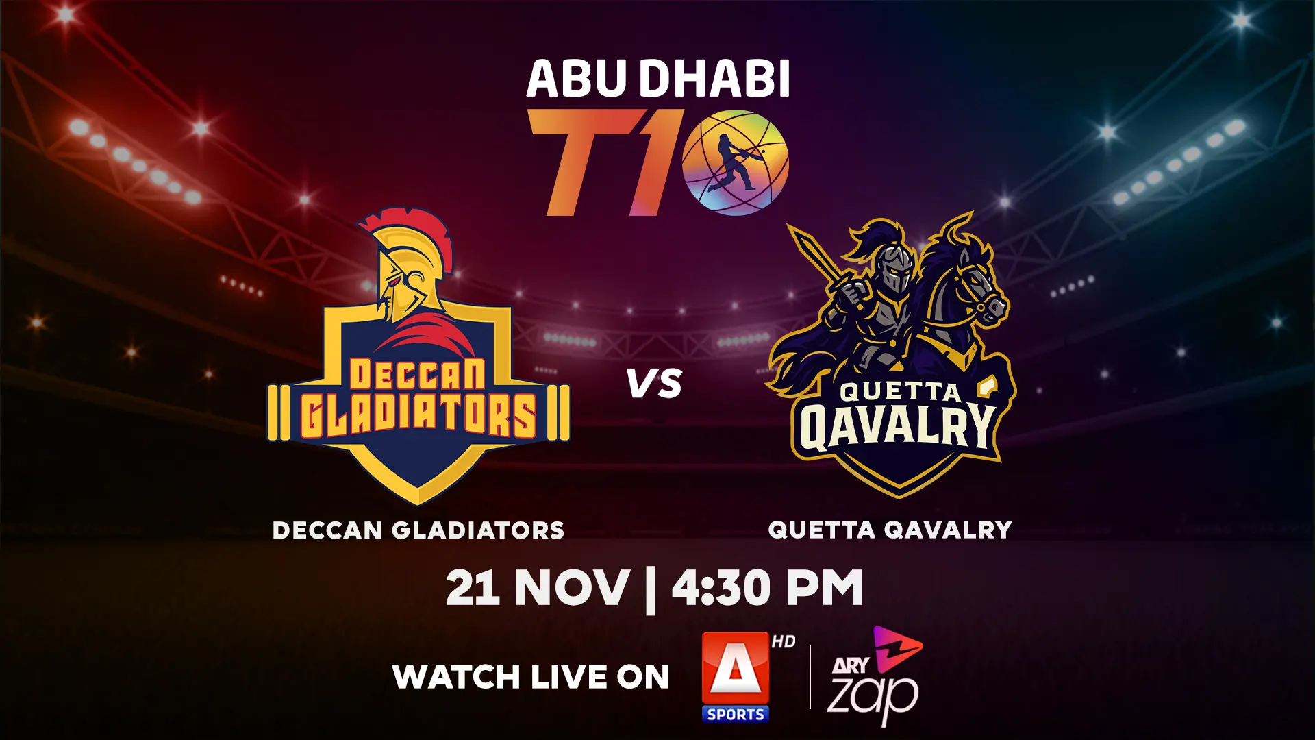 DECCAN GLADIATORS vs  QUETTA QAVALRY - 2025 ABU DHABI T10 TOURNAMENT - Official Trailer