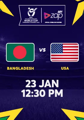 BANGLADESH vs USA - ICC U19 Men's Cricket World Cup 2026