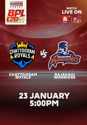 FINALE: CHATTOGRAM vs RAJSHAHI WARRIORS - ICC U19 Men's Cricket World Cup 2026
