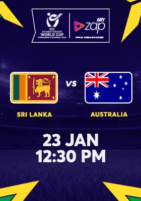 AUSTRALIA vs SRI LANKA - ICC U19 Men's Cricket World Cup 2026