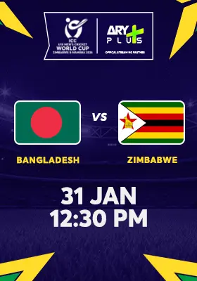BANGLADESH vs ZIMBABWE - ICC U19 Men's Cricket World Cup 2026