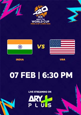 INDIA vs USA  - ICC Men's T20 Cricket World Cup 2026