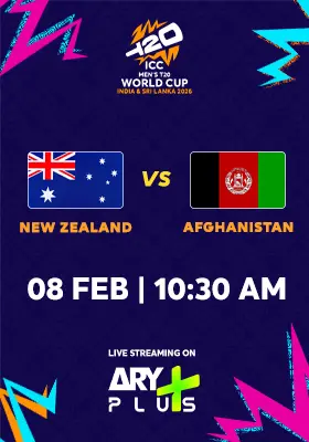 NEW ZEALAND vs AFGHANISTAN  - ICC Men's T20 Cricket World Cup 2026