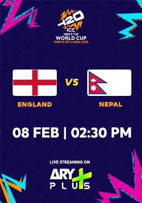 ENGLAND vs NEPAL  - ICC Men's T20 Cricket World Cup 2026