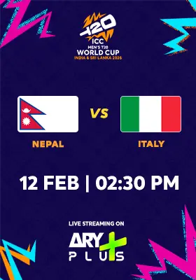 NEPAL vs ITALY - ICC Men's T20 Cricket World Cup 2026