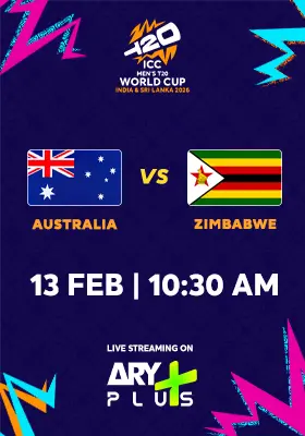 AUSTRALIA vs ZIMBABWE - ICC Men's T20 Cricket World Cup 2026