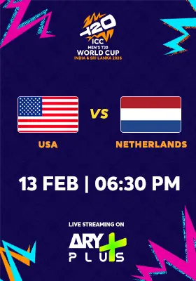 USA vs NETHERLANDS - ICC Men's T20 Cricket World Cup 2026