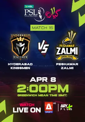 HYDERABAD KINGSMEN vs PESHAWAR ZALMI - HBL PSL 2026