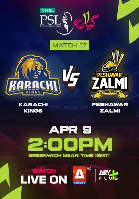 KARACHI KINGS vs PESHAWAR ZALMI - HBL PSL 2026