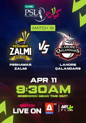 PESHAWAR ZALMI vs LAHORE QALANDARS - HBL PSL 2026