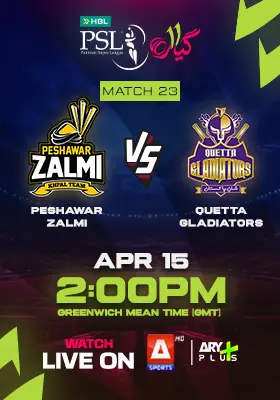 PESHAWAR ZALMI vs QUETTA GLADIATORS - HBL PSL 2026