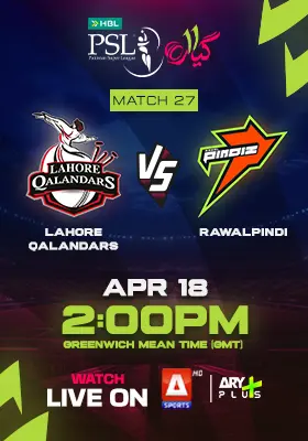LAHORE QALANDARS vs RAWALPIND - HBL PSL 2026