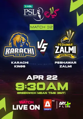 KARACHI KINGS vs PESHAWER ZALMI - HBL PSL 2026