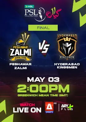 FINAL - PESHAWAR ZALMI vs HYDERABAD KINGSMEN - HBL PSL 2026