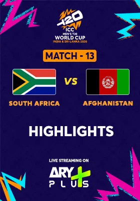 Match 13: AFGHANISTAN vs SOUTH AFRICA - Highlights