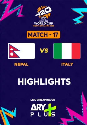 Match 17: NEPAL vs ITALY - Highlights