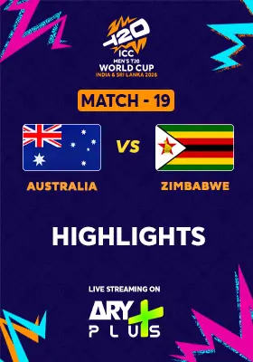 Match 19: AUSTRALIA vs ZIMBABWE - Highlights
