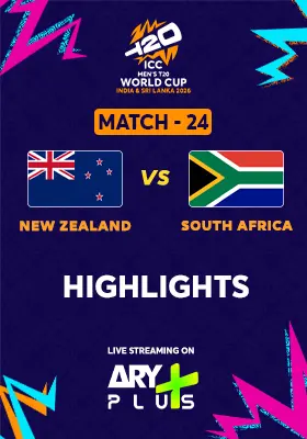 Match 24: NEW ZEALAND vs SOUTH AFRICA - Highlights