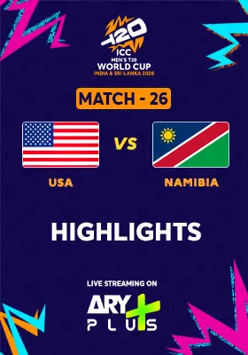 Match 26: USA vs NAMIBIA - Highlights