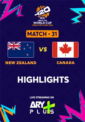 Match 31: NEW ZEALAND vs CANADA - Highlights