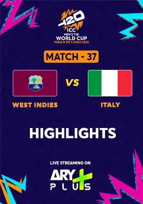 Match 37: ITALY vs WEST INDIES - Highlights