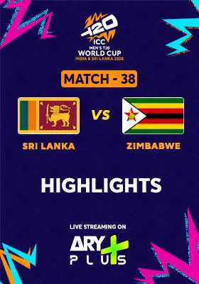 Match 38: SRI LANKA vs ZIMBABWE - Highlights