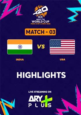 Match 3: INDIA vs USA - Highlights