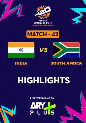 Match 43: SOUTH AFRICA vs INDIA - Highlights