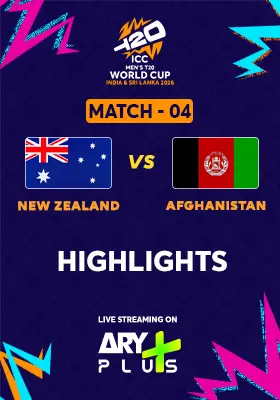 Match 4: AGHANISTAN vs NEW ZEALAND - Highlights