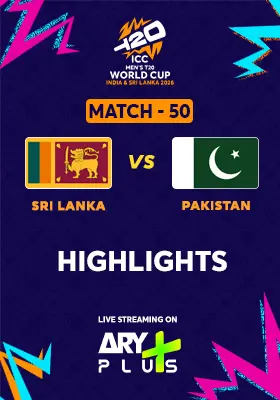 Match 50: PAKISTAN vs SRI LANKA - Highlights